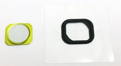 VERDE CON Borde Cromo Blanco Estilo 5S Repuesto Botón Inicio para iPhone 5,5C ~ EE. UU. Foto 1 de 2