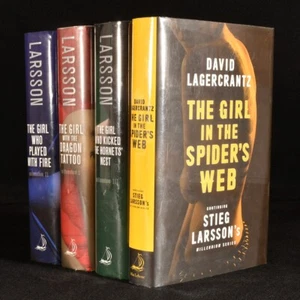 2006-2015 4Vol Stieg Larsson and David Lagercrantz Millennium Series First UK... - Imagen 1 de 12