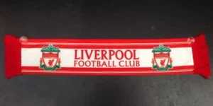 LIVERPOOL FC mini scarf / cross flag / mini banner (8cm x 42cm) Great Showing - Picture 1 of 5