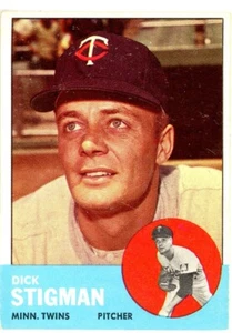 1963 Topps - #89 Dick Stigman - Picture 1 of 2