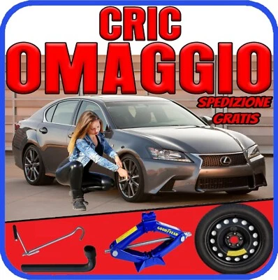 Platzsparend Notrad 5Fori Messen Ab 18 Für Lexus GS Mit Set Cric + Schlüssel - Bild 1 von 4