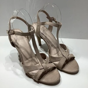 Kelly & Katie Talissa beige 4" Absatz Sandalen, Damengröße 10M, top - Bild 1 von 7