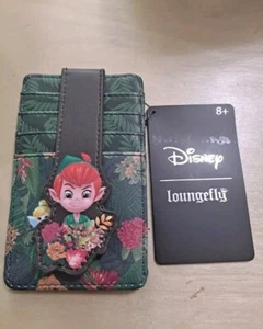 Loungefly Disney Peter Pan Chibi Dschungel Kartenhalter Geldbörse NEU - Bild 1 von 2