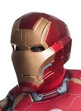 Adulto Iron Man Maschera Age Of Ultron Vacuform Accessorio Costume