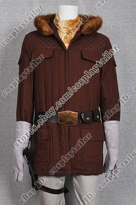 Star Wars Cosplay Han Solo In Hoth Gear Disfraz Uniforme Conjunto Completo Bien Diseñado Foto 1 de 4