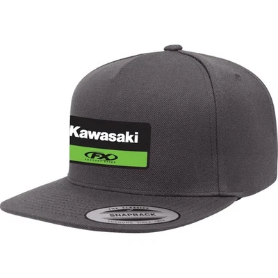 Gorra Factory Effex Kawasaki Victory Snapback - Gris Carbón 28-86102 Foto 1 de 3