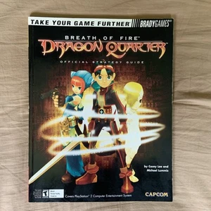 Breath Of Fire - Dragon Quarter Official Strategy Guide Capcom Jrpg Ps2 Sony VGC - Picture 1 of 15