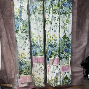 Vintage 1980’s Pleated Curtains - 83x30 NB42 - Picture 1 of 10
