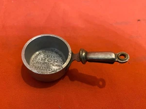 ANTIQUE SAUCEPAN MINIATURE ALUMINIUM PAN SALESMAN ADVERTISING BOR PATENT BREVETT - Picture 1 of 9