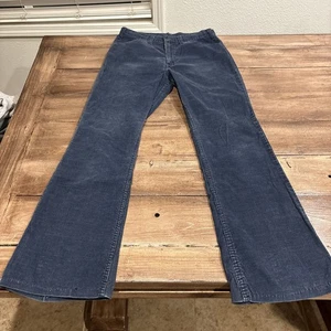 Vintage 70s Levis 646 Pants Adult 30x30 BlueCorduroy Flared White Tab (30x30) - Picture 1 of 19