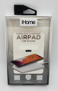 iHome Wireless Charging AirPad for iPhone, New, White, IHQI1006W-WM - Photo 1 sur 5