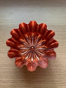 Molde de gelatina gelatina gelatina de estaño de cobre de colección, redondo y Starburst con percha 6,75" x3" - Imagen 1 de 4