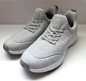 New! Peter Millar Tellustride Men 9.5 Slip On Sneaker MA24EF90 Platinum Gray - Picture 1 of 9