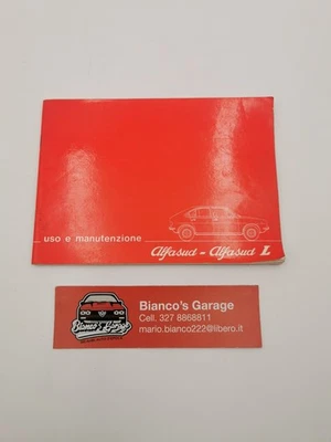 Libretto uso e manutenzione Alfa Romeo Alfasud Alfasud L - Immagine 1 di 4