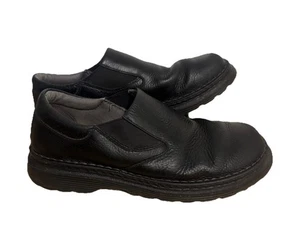 Scarpe mocassini Dr Martens Orson da uomo taglia US 10 in pelle nera casual slip on - Foto 1 di 13