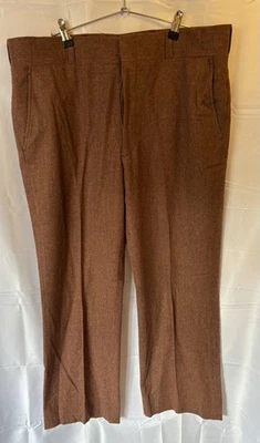 VINTAGE MENS Size 38W - 32L PENDLETON 100% VIRGIN WOOL ROCKABILLY STYLE PANTS - Image 1 of 4