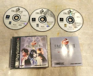 Final Fantasy VIII (Sony PlayStation 1, 1999) PS1 Black Label 3 Discs ONLY! - Picture 1 of 5