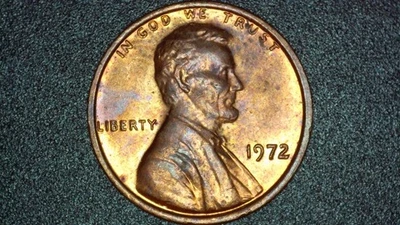 1972 P Lincoln Cent - Double Die Obverse FS-103 - Red Brown - Ungraded - Image 1 of 4