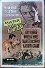 TONY CURTIS MARTHA HYER REYNOLD BROWN ORIG MR CORY UNIVERSAL PICTURES US 1SH