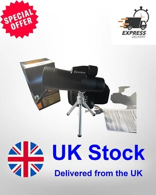 High Power Monocular with Tripod & Side Hand Strap for Adults 10X50 - Image 1 of 4