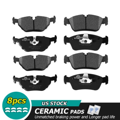 Pastillas de freno delanteras traseras cerámicas para BMW 325i 325ci 2001 2002 2003 2004 2005 Foto 1 de 4