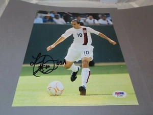 Foto de fútbol firmada por Landon Donovan EE. UU. 8x10 autografiada PSA/ADN certificado de autenticidad 1A - Imagen 1 de 4