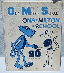 1990 Ona Middle School Yearbook Ona West Virginia - Picture 1 of 2