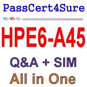 HP Implementing Aruba Campus Switching Solutions HPE6-A45 Exam Q&A+SIM - Picture 1 of 1