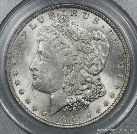 PCGS MS63 1888 VAM-10 MORGAN SILVER DOLLAR $1   (BC06) Cover