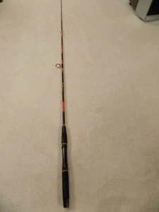 Vintage Supreme K8680 Angelrute schwarz mit orangefarbenen Streifen 6'  - Bild 1 von 10