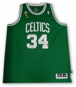 paul pierce autographed jersey