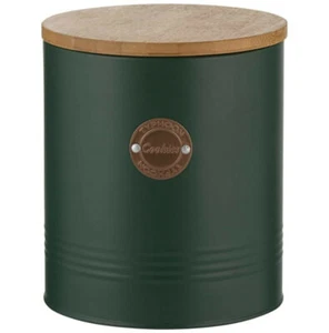 Typhoon Cookie Storage With Airtight Bamboo Lid 3.4 Litre Green - Picture 1 of 4
