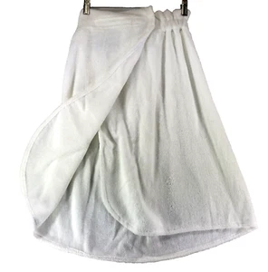 Hotel Collection Toalla Giratoria Ajustable Baño Natación Cubre con Capucha Terry Blanco - Imagen 1 de 10