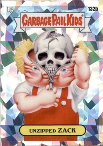2021 Garbage Pail Kids Chrome Series 4 ATOMIC Refractor Unzipped ZACK #132b - Bild 1 von 2