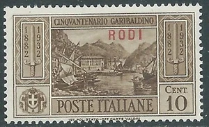 1932 EGEO RODI GARIBALDI 10 CENT MNH ** - I45-9 - Picture 1 of 1