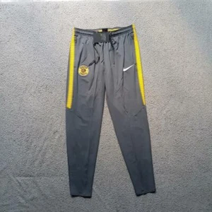 Men's Nike Kaizer Chiefs Dry Squad Training Pants Grey/Yellow sz MEDIUM - Picture 1 of 4