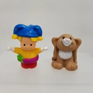 McDonalds: Fisher Price Little People - Court Jester Eddie & Bunny Figures - Picture 1 of 13