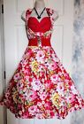 BNWT  Lindy Bop Ophelia  Floral Retro 50s style dress sz 20 Occasion Wedding 
