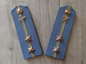 Very rare Soviet Epaulets Chief of the Kyiv railway station. USSR Original - Picture 1 of 18
