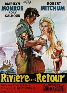 affiche du film RIVIERE SANS RETOUR (LA) 120x160 cm Ressortie - Picture 1 of 1