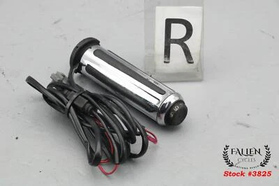 2007 Harley Softail Fatboy Heated Throttle Grip Assembly CHROME - Image 1 of 4