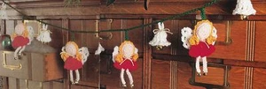 DARLING Angels & Bells Swag/Decor/Crochet Pattern INSTRUCTIONS ONLY - Picture 1 of 1