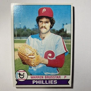 1979 TOPPS BURGER KING PHILLIES #9 WARREN BRUSSTAR 653 - Picture 1 of 2