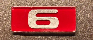 Chrysler Crossfire SRT-6 badge (plastic insert, hand made) - Afbeelding 1 van 4