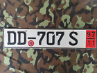 GERMANY LICENSE PLATE DD 707 S