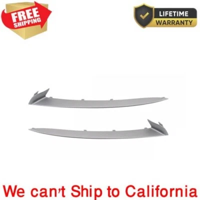 For 2014-2016 BMW 528I 535D 535I 550I ACTIVEHYBRID 5 Front Bumper Trim Set of 2 - Image 1 of 4
