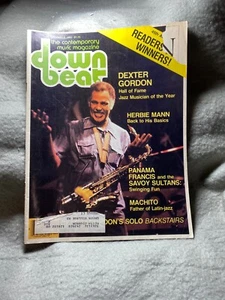 VINTAGE DOWN BEAT MAGAZINE DECEMBER 1980 DEXTER GORDON, HERB MANN,PANAMA FRANCIS - Imagen 1 de 5