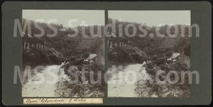GLANDYFI (bei Glyndwfi), Wales (antikes Stereoview Stereoskop) - Bild 1 von 3