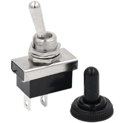 Reliable On Off Toggle Switch with 25A Rating for Automotive Applications - Image 1 of 4