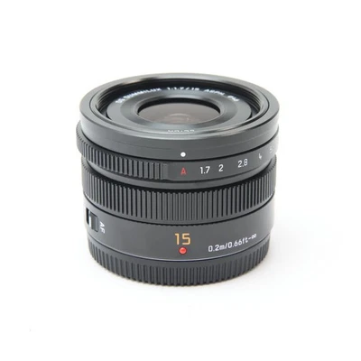 Panasonic LEICA DG SUMMILUX 15 мм F/1.7 ASPH. Черный (MFT) -почти как новый - #248 - Изображение 1 из 4